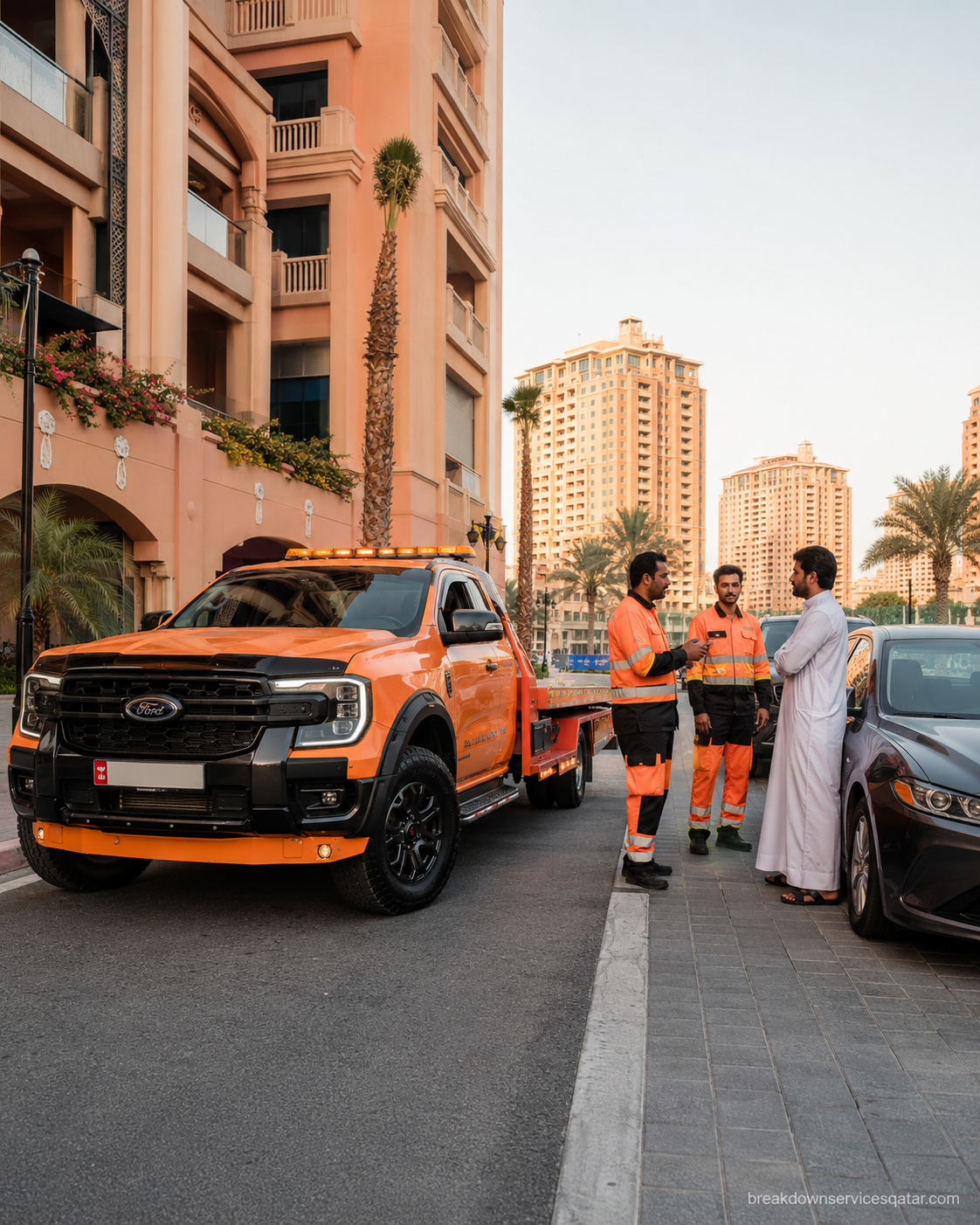 Accident Recovery Qatar roadside assistance
