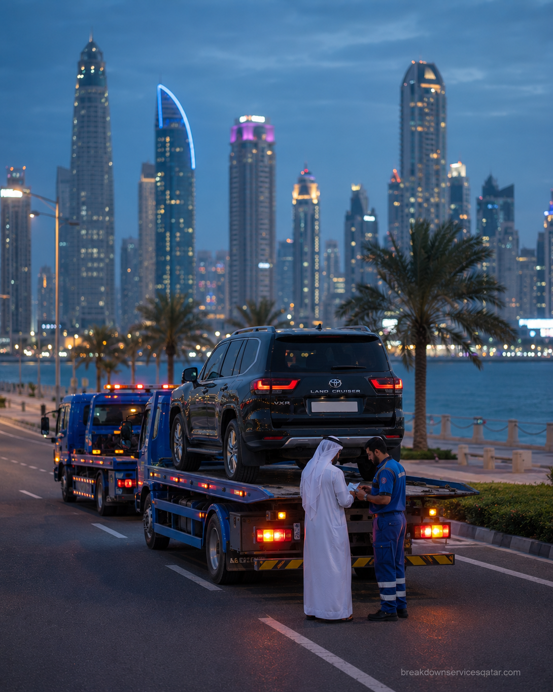 Car Recovery Lusail roadside assistance