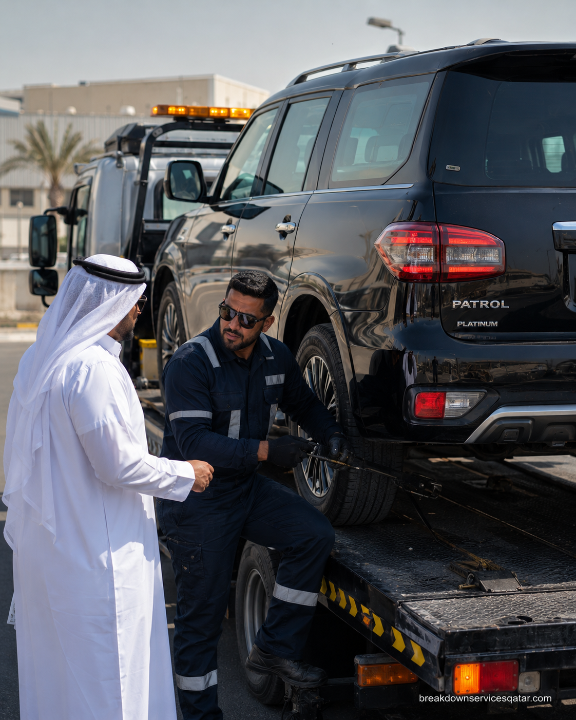 emergency recovery service qatar roadside assistance