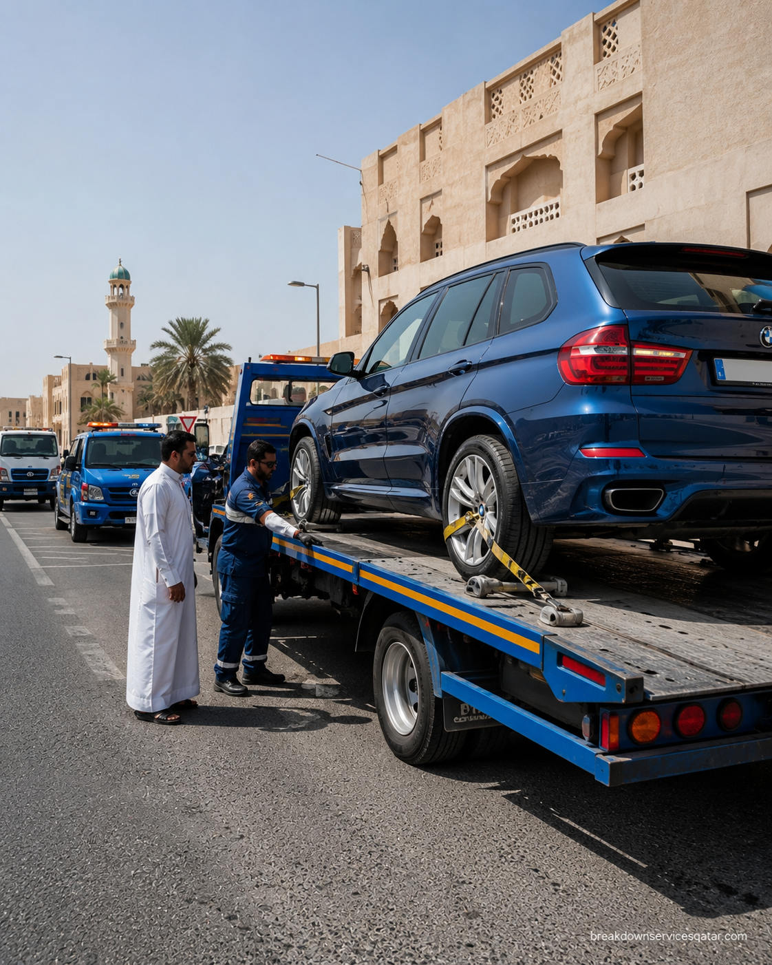 fast towing service qatar roadside assistance