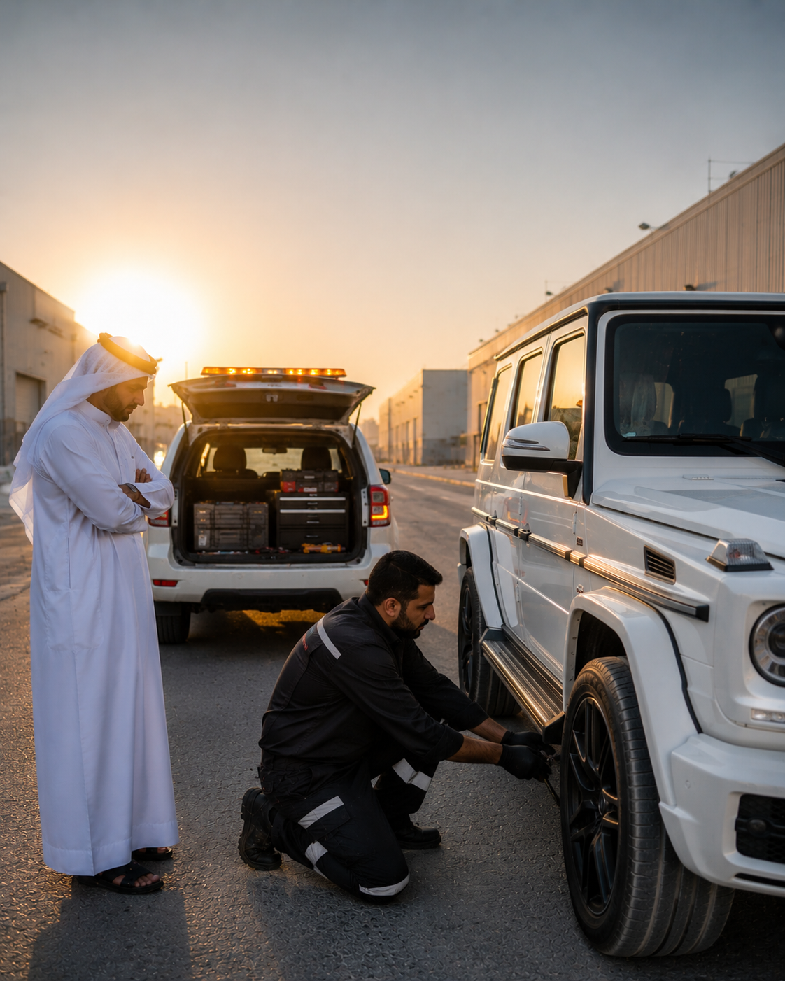 Flat Tire Service Qatar