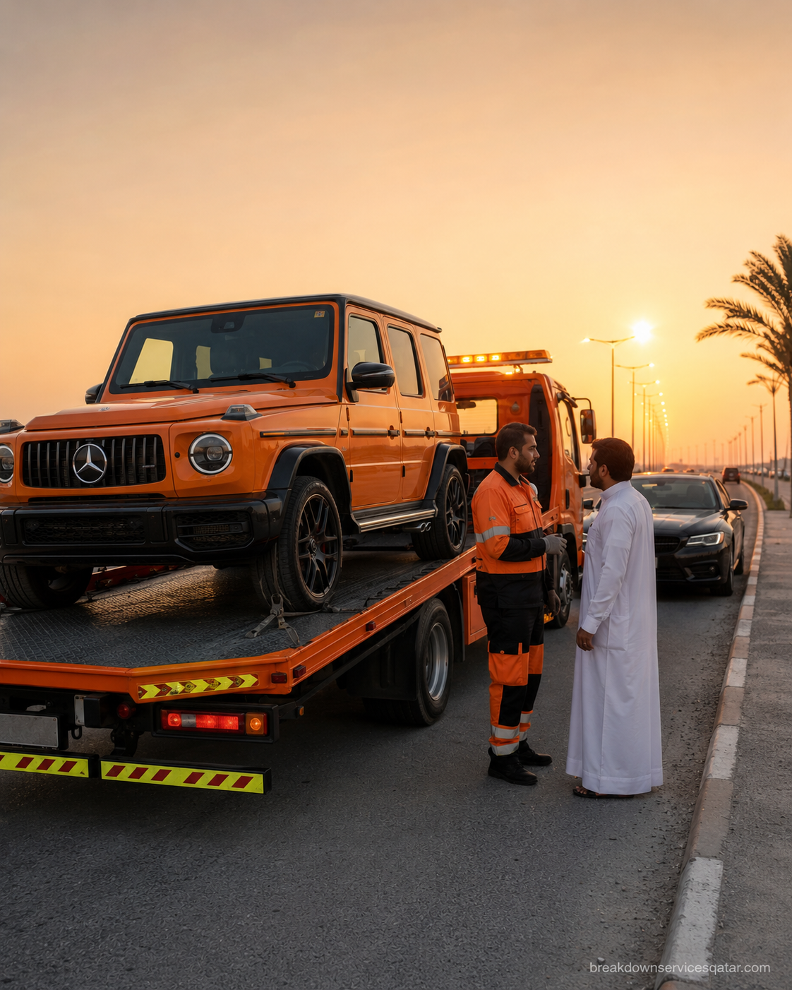 Luxury Car Towing Qatar