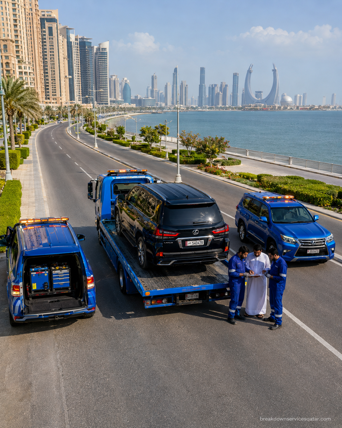 Roadside Assistance Doha service in Qatar