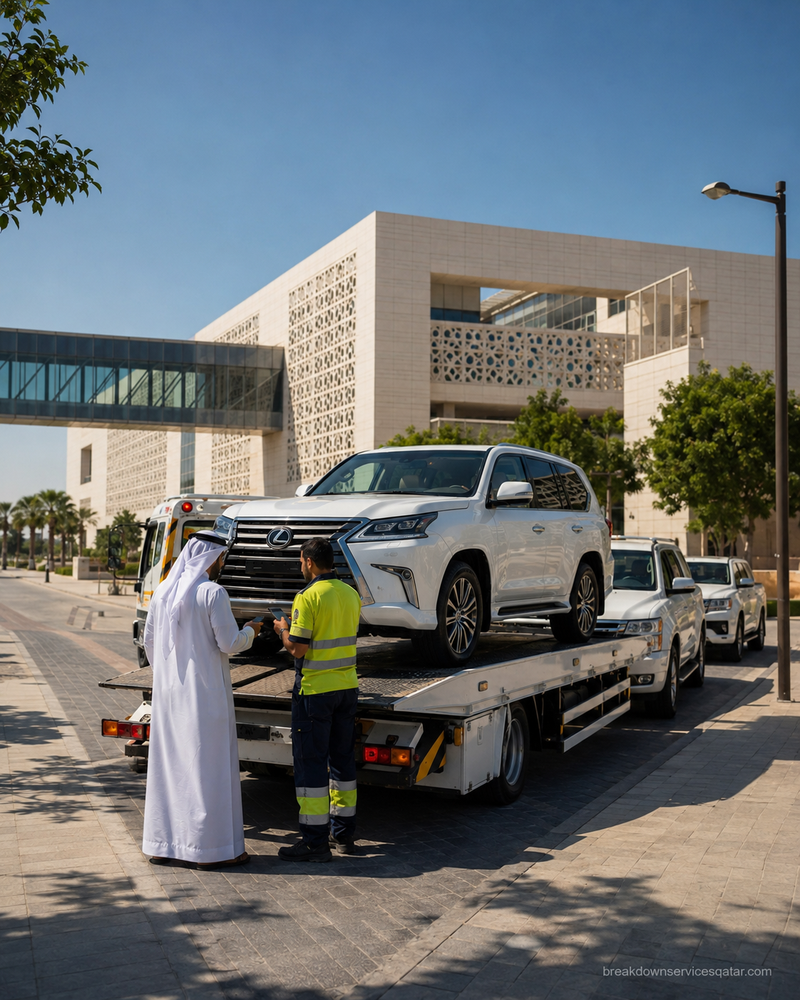 SUV Towing Qatar roadside assistance
