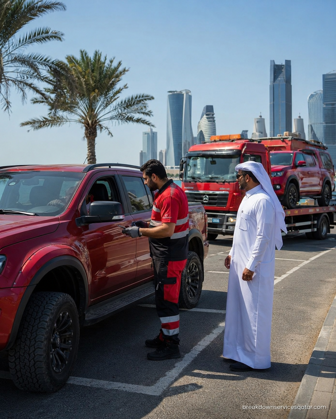 Heavy Duty Towing Company Qatar