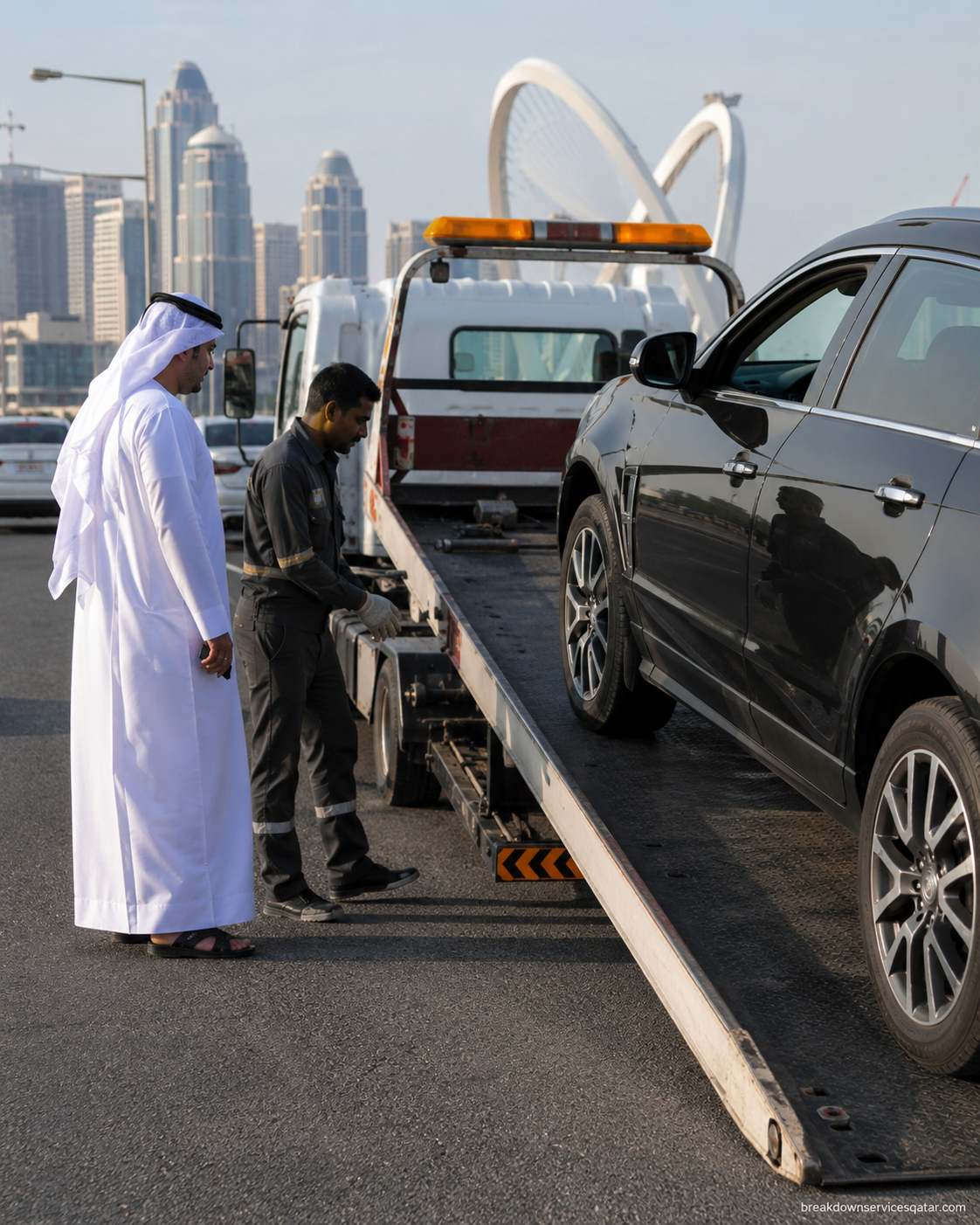 Towing Service Qatar roadside assistance