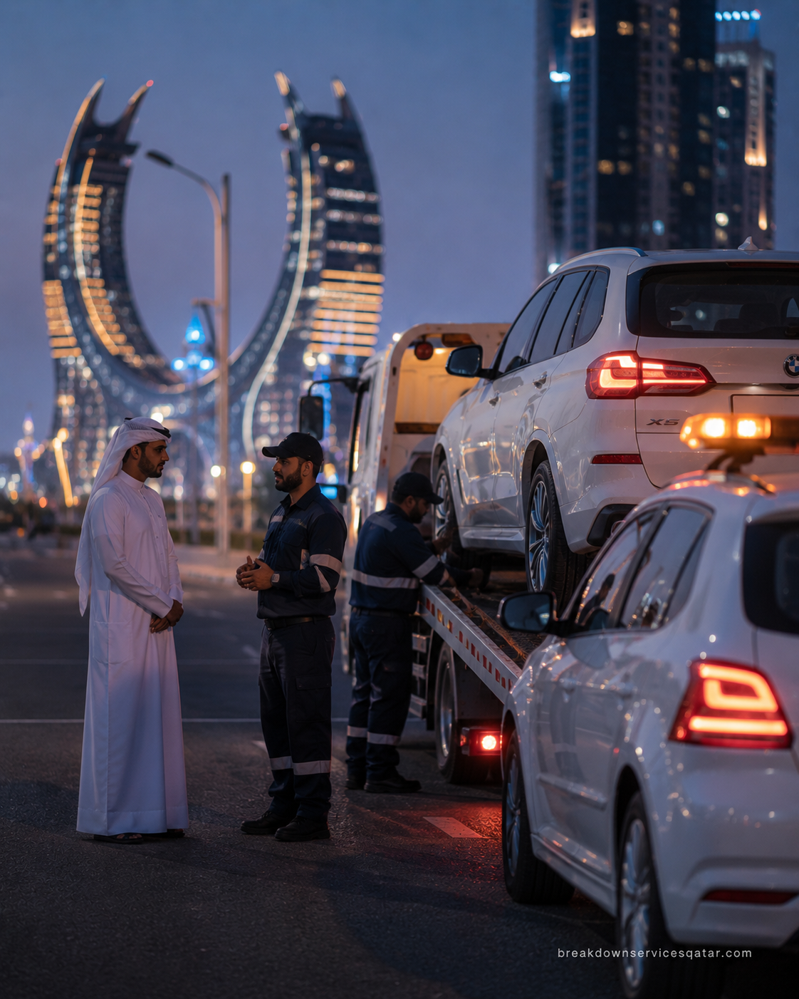 Truck Towing Lusail roadside assistance