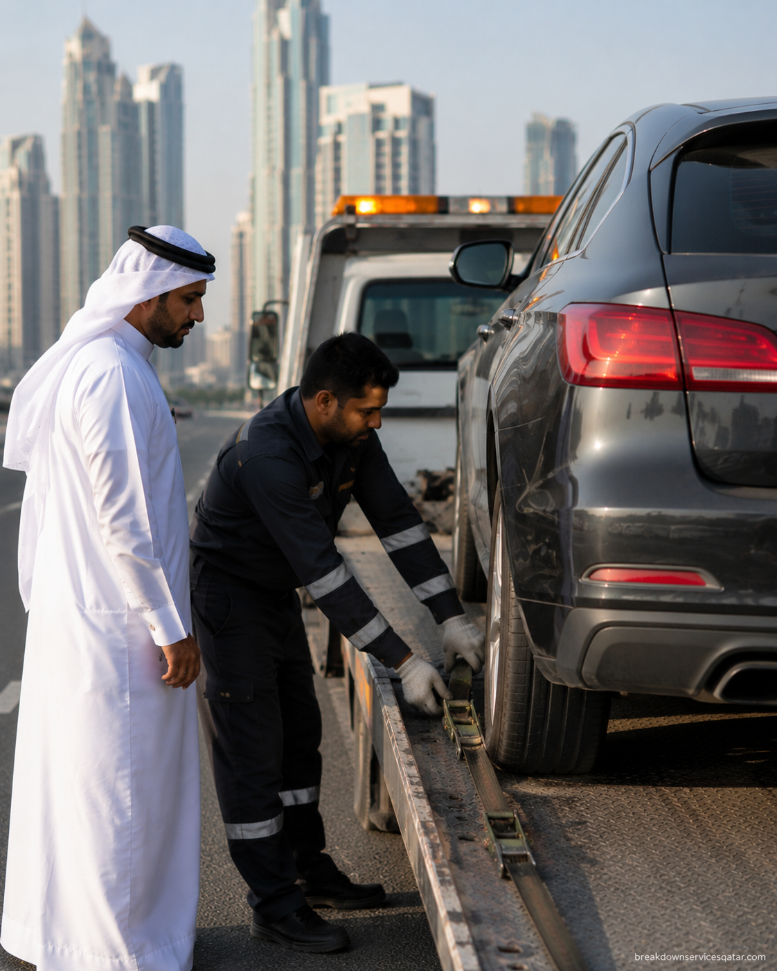 Vehicle Recovery Qatar roadside assistance
