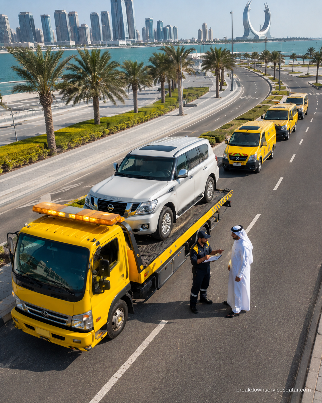 vehicle transport qatar roadside assistance